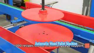 Machine automatique à palettes en bois