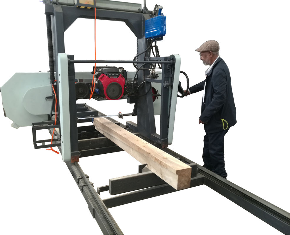 Wood Saw Mills with Diesel Engine ,Horizontal Wood Band Saw Mill