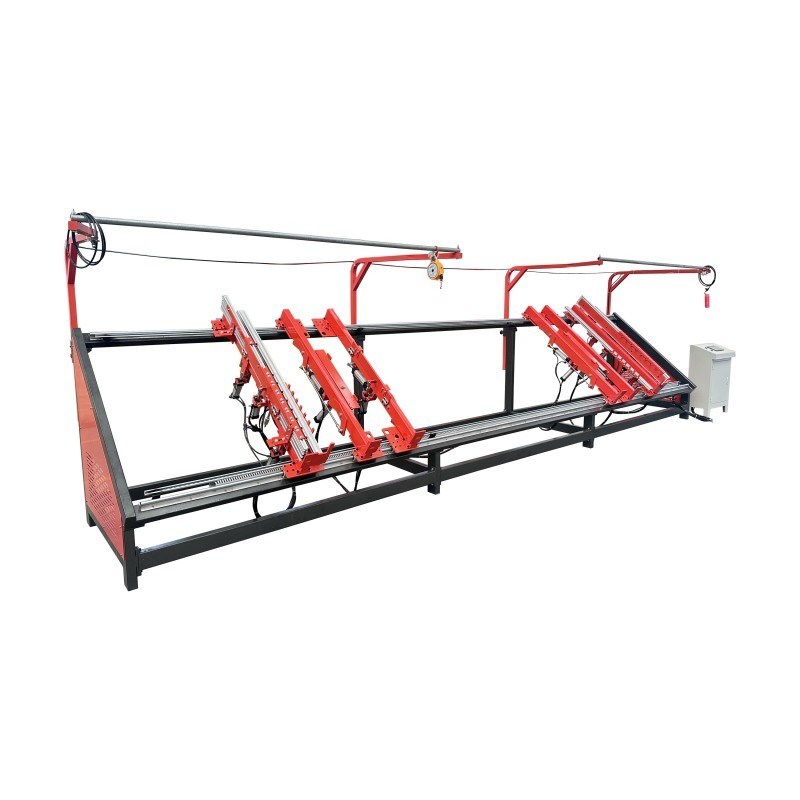 Penutic Pallet Nailing Table, Wood Stringer Pallet Nailer Machine, Wood Pallet Nailing Machine