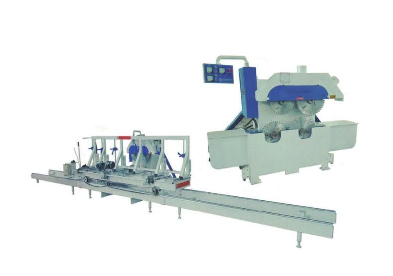 Heavy duty Wood log Cutting 4 shaft Circular Sawmill with Log Carriage