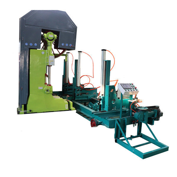 MJ3210 40'' Automatic Wood Cutting Vertical Band Saw Sawmills Machine with Log Carrier