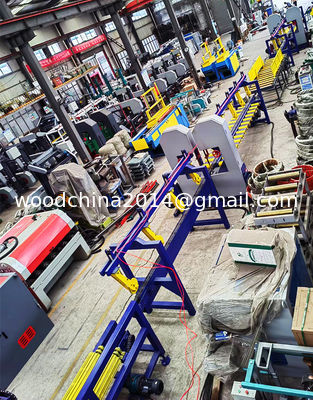 Équipement de scierie industrielle à double lame Coupe de bois