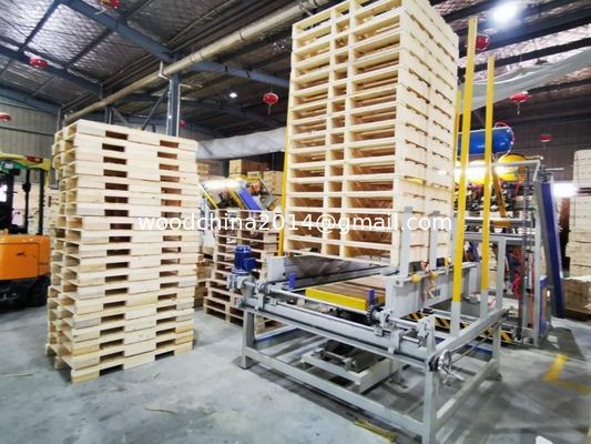machine automatique de montage de palettes à stringer euro blocs de sciure de palettes machine de clôture de palettes EURO machine de clôture de palettes de bois