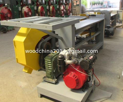 Démantèlement de palettes de bois scierie Démantèlement de la machine de coupe de bois / Démantèleur de palettes de bois diesel
