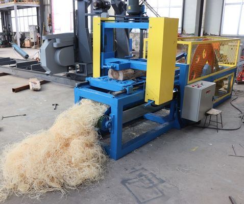 Longueur 500 mm Logs Traitement de laine de bois Machine de fabrication de briquets