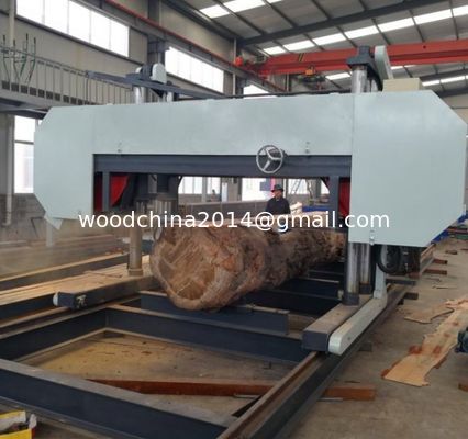 Dia 2500mm CNC Horizontale automatique de la scie à bande de bois machine à bande de scie pour la coupe de bois africain
