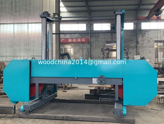 Dia 2500mm CNC Horizontale automatique de la scie à bande de bois machine à bande de scie pour la coupe de bois africain
