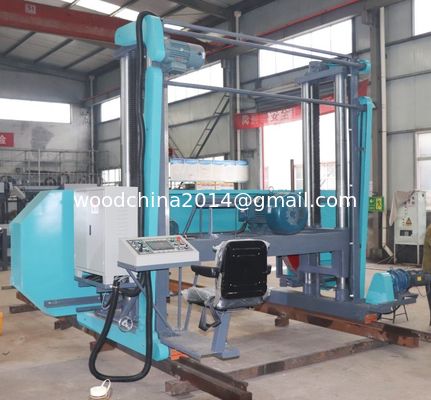 Grande machine de coupe de bois à bande horizontale portable