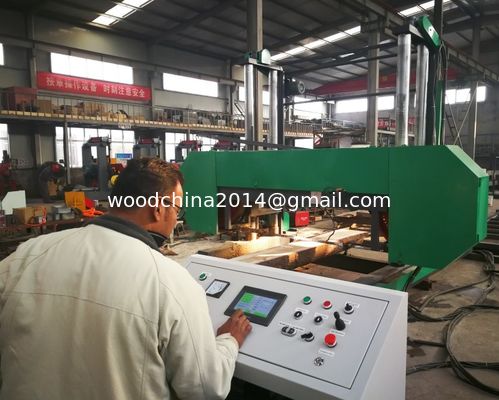 Machine de coupe de bois dur de Chine Sauvage à bande horizontale portable