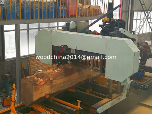 Moulin à scier en bois à grande capacité, entièrement automatique
