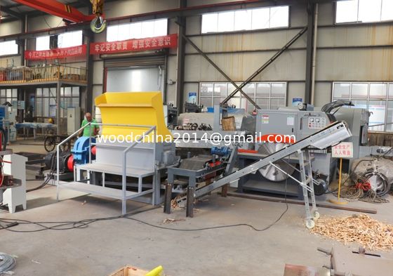 60pcs de palettes/heure Machine à broyer les palettes de bois séparateur de métaux déchets