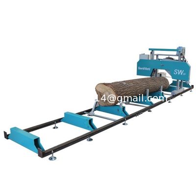 Scierie portative de 36 pouces SW36 mini machine de scierie portative avec la remorque