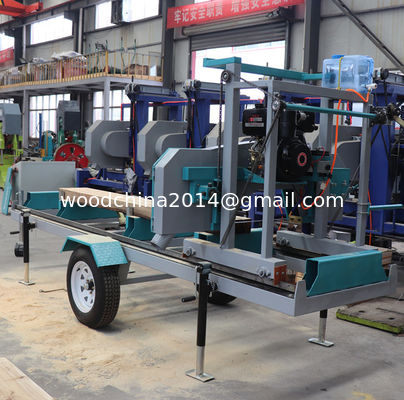 Scierie portative de 36 pouces SW36 mini machine de scierie portative avec la remorque