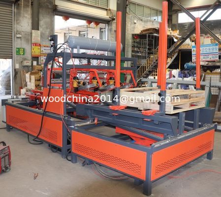 Stringer Pallet Machine en bois, palette clouant la machine, les Etats-Unis et palettes en bois de style national clouant la machine