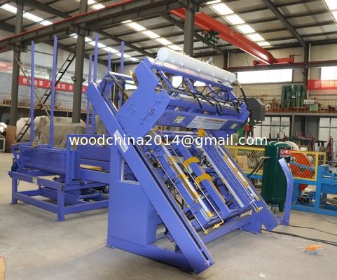 Machine à enfoncer des cordons de palettes en bois à tête unique / machine à fente en bois