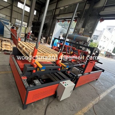 Machines à clous automatiques de palettes de bois pour fabriquer des palettes en bois