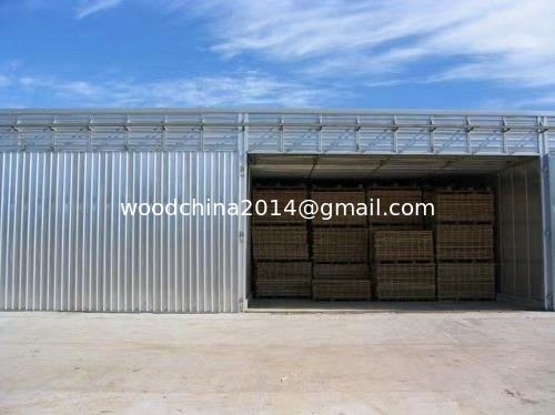 Machine de traitement thermique de Woodpallet pour ISPM 15, machine de séchage en bois de dessiccateur de planche de bois de construction en bois