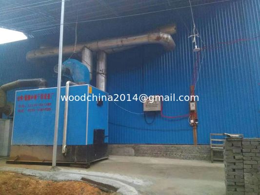 Kiln Wood Drying Equipment With Burning Coal / Firewood, Pallet Treatment Kiln