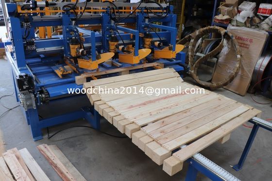 Machines de travail du bois ligne de production de machines à palettes scierie de contreplaqué machine de coupe de pierre pour couper et clouer