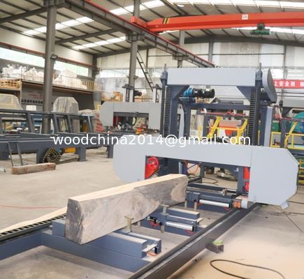 Chine usine de vente horizontale de bois portable bande a vu scierie machine à scier en bois