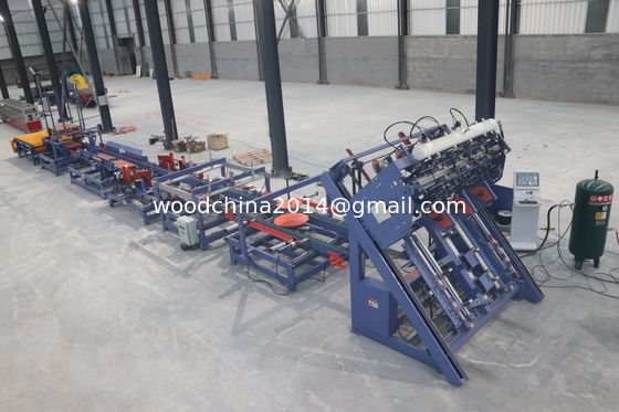Machines de clôture de palettes en bois à haut rendement Machines essentielles de travail du bois pour la production de palettes