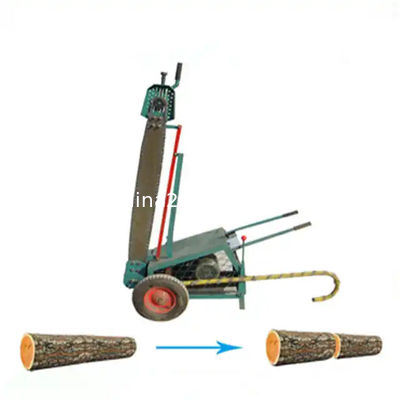 Moulin à tronçonneuse à chaîne mobile pour gros troncs Coupe de bois Coupe verticale