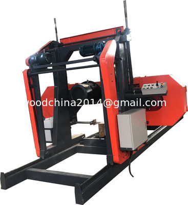 Machine à scier pour le traitement du bois de bois, scière portable à bois, tronçonneuse horizontale automatique avec alimentation par onduleur