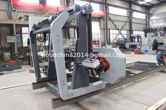 Machine à scier pour le traitement du bois de bois, scière portable à bois, tronçonneuse horizontale automatique avec alimentation par onduleur