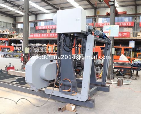 Machine à scier pour le traitement du bois de bois, scière portable à bois, tronçonneuse horizontale automatique avec alimentation par onduleur
