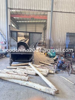 Machine à peler le bois à rouleaux simples à rouleaux doubles Meubles automatiques Débardeur électrique de bois