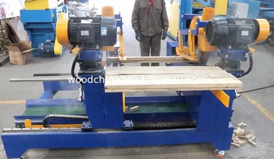 Machine de fabrication de palettes de bois professionnelle automatique à double extrémité à découpage croisé