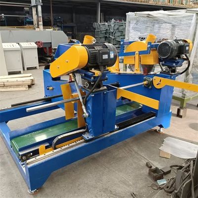 Machine de fabrication de palettes de bois professionnelle automatique à double extrémité à découpage croisé