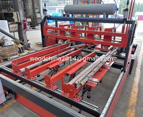 Machine de fabrication de palettes à cordes horizontales semi-automatique
