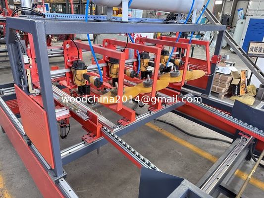 Machine de fabrication de palettes à cordes horizontales semi-automatique