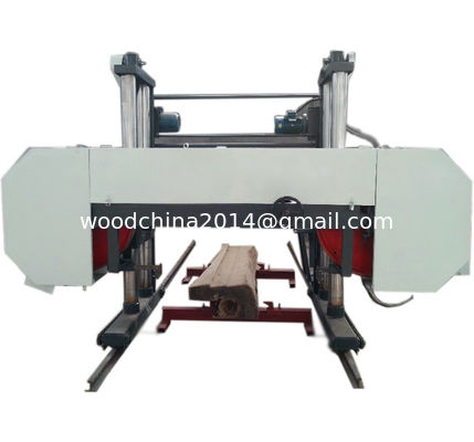 Dia 2500mm CNC Horizontale automatique de la scie à bande de bois machine à bande de scie pour la coupe de bois africain