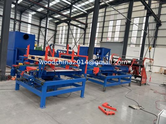 Machine de fabrication de palettes en bois à pistolet à clous pneumatique de type européen pour clouer des palettes