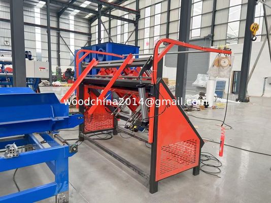 Machine de clôture semi-automatique de palettes en bois / ligne de production de palettes en bloc euro