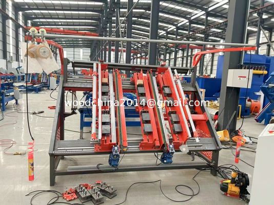 Machine de fabrication de palettes en bois à pistolet à clous pneumatique de type européen pour clouer des palettes