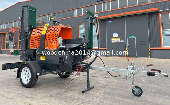 Splitter hydraulique automatique de bois avec moteur à essence à 15 ch