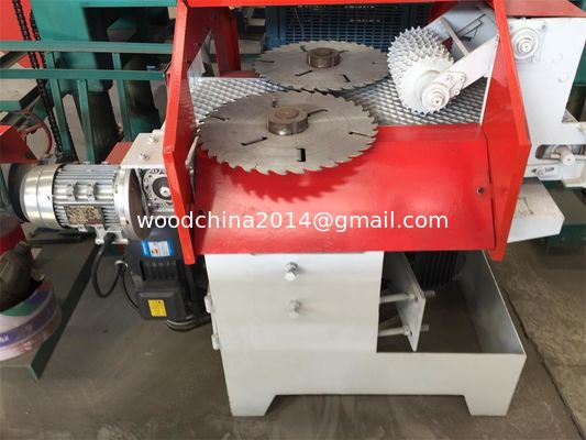 Wood Slabs Cutting Circular Sawmill, Log Edges sawing multi blades saw