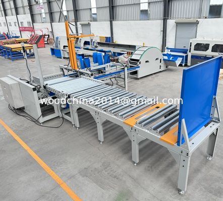 Machine d'empilage de bois entièrement automatique pour la longueur du bois personnalisée