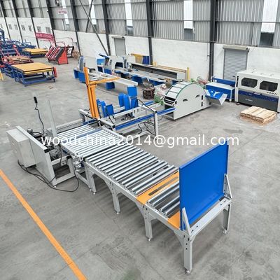 Machine d'empilage de bois entièrement automatique pour la longueur du bois personnalisée