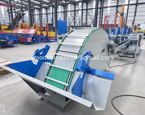 Machine d'empilage de bois entièrement automatique pour la longueur du bois personnalisée