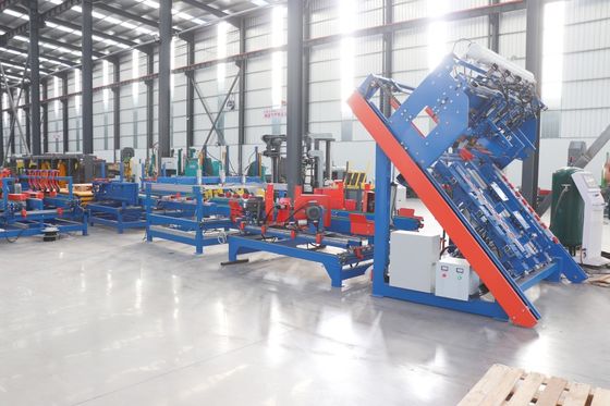 EPAL Automatic Pallet Nailing Machine European Block Wooden Pallet Nailing Production Line