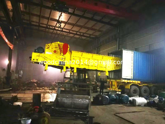 Machine en bois de broyeur des palettes SH800-500, broyeur en bois de rondin avec le moteur de pompe à huile