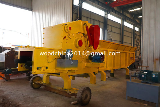 Machine en bois de broyeur des palettes SH800-500, broyeur en bois de rondin avec le moteur de pompe à huile