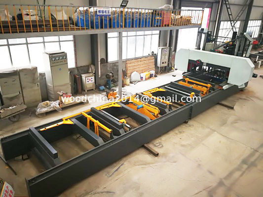 Grand bois horizontal coupant la scierie automatique hydraulique de bande à vendre