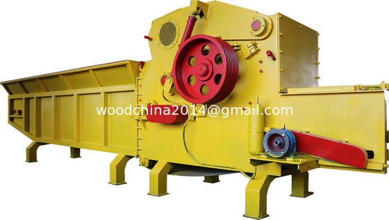 Machine en bois de broyeur des palettes SH800-500, broyeur en bois de rondin avec le moteur de pompe à huile