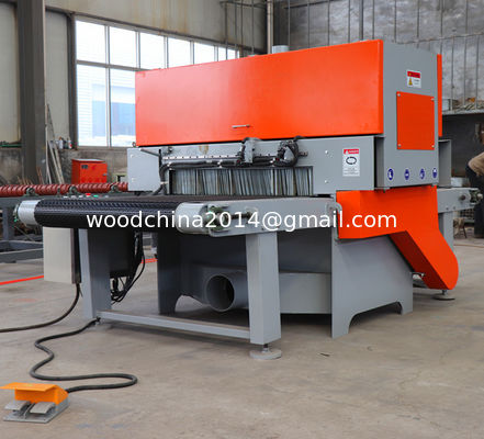 Automatique de l'alimentation de la ceinture à deux lames circulaires de la planche Edger Sawmill Machine largeur 1000mm