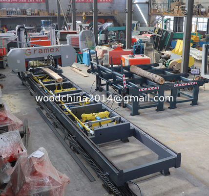 Large Diameter Log Cutting Used Heavy Duty Saw Hydraulic Horizontal Wood Band Sawmill Price